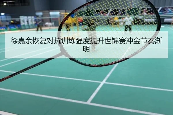 徐嘉余恢复对抗训练强度提升世锦赛冲金节奏渐明